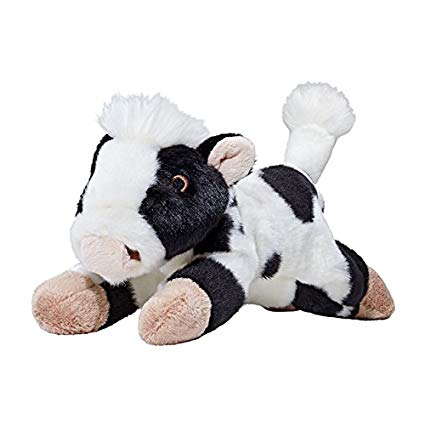 Marge the Cow Plush Squeaky Dog Toy Play FLUFF & TUFF   