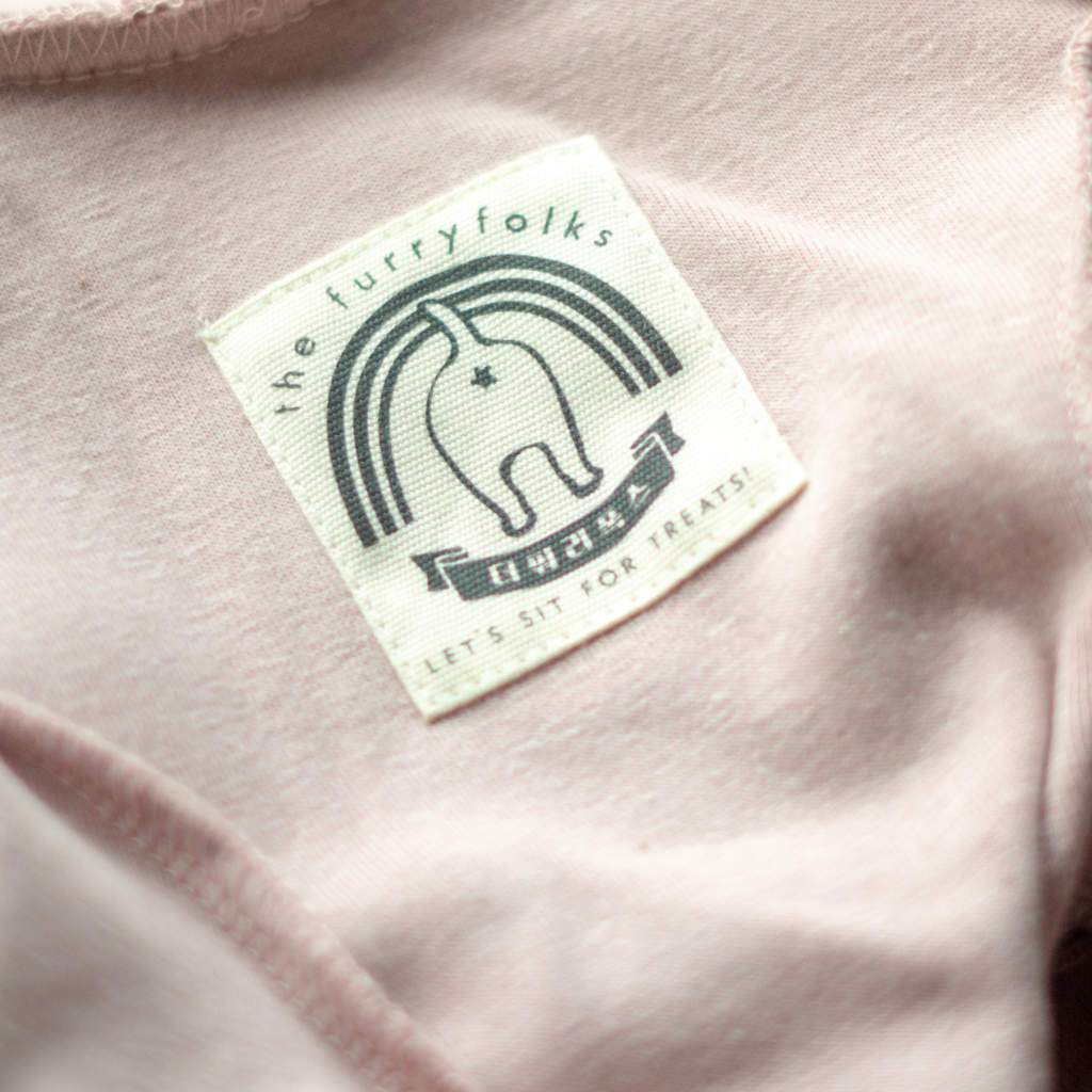 THE FURRYFOLKS | High Neck Jumpsuit in Blush Apparel THE FURRY FOLKS   