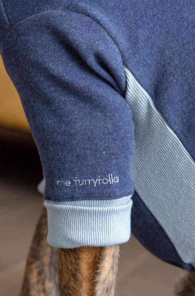 THE FURRYFOLKS | High Neck Jumpsuit in Navy Apparel THE FURRY FOLKS   