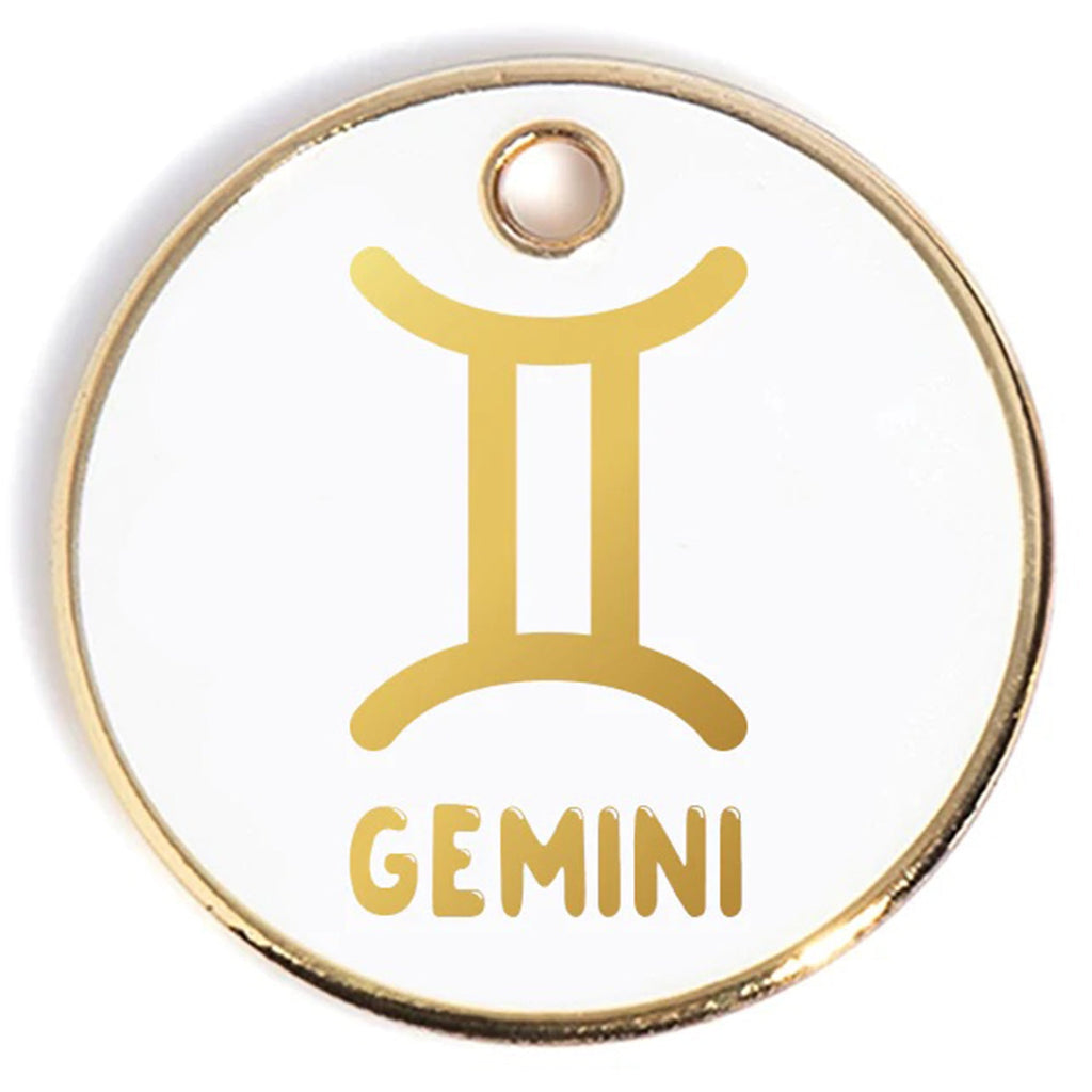 What's Your Sign? Custom Dog Tag (Custom/Drop-Ship) Accessories TRILL PAWS Gemini  