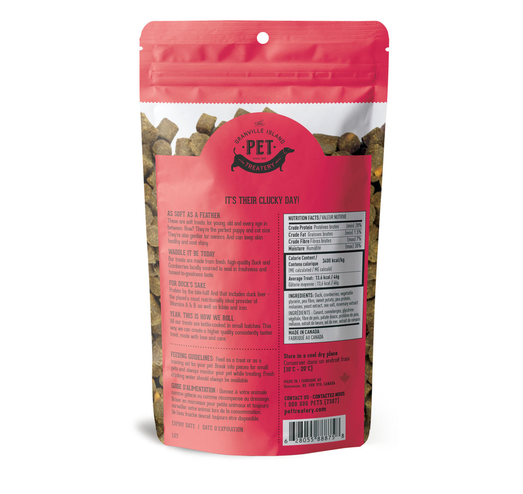 Get the Duck Outta Here Soft & Chewy Dog Treats Eat GRANVILLE PET TREATERY   