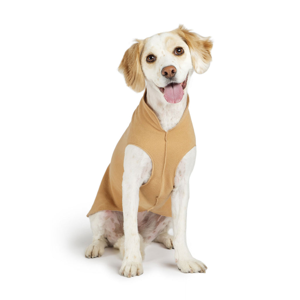 GOLD PAW | Stretch Fleece in Camel Apparel GOLD PAW   