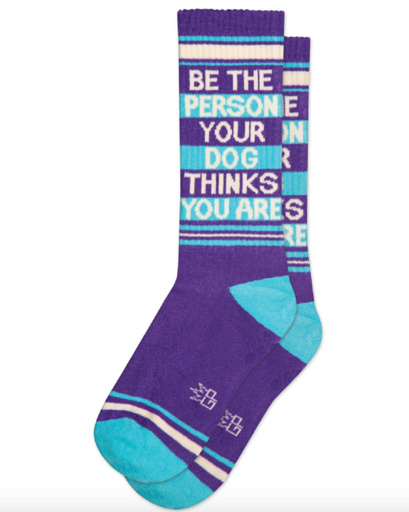 Be The Person Your Dog Thinks You Are Socks (FINAL SALE) Human GUMBALL POODLE   