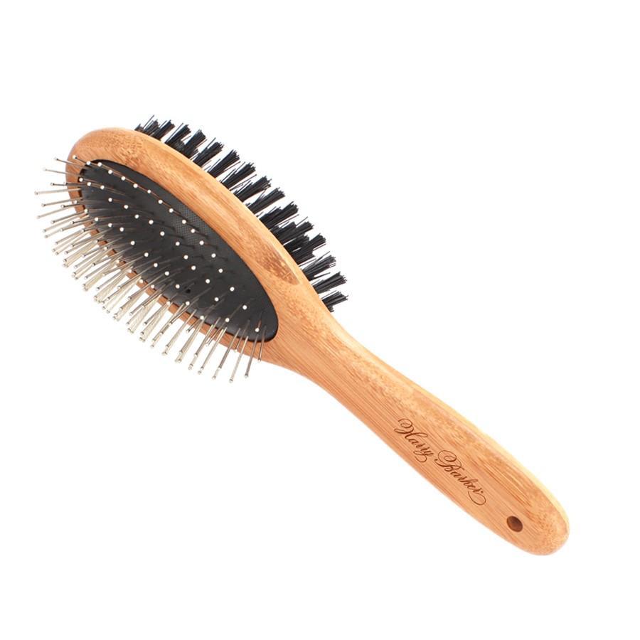 HARRY BARKER | Bamboo Double Sided Pet Brush clean HARRY BARKER   