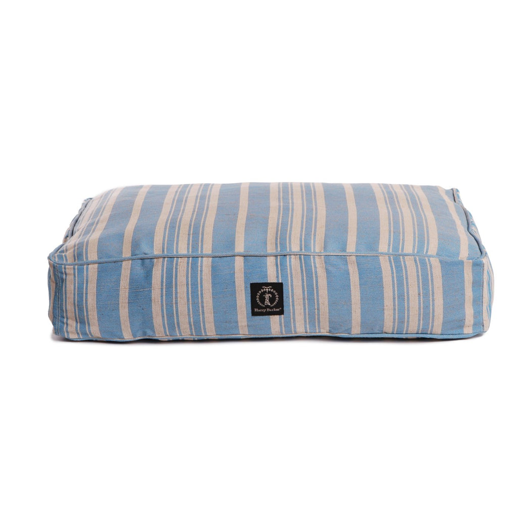 HARRY BARKER | Classic Stripe Rectangular Bed in Blue Bed HARRY BARKER   