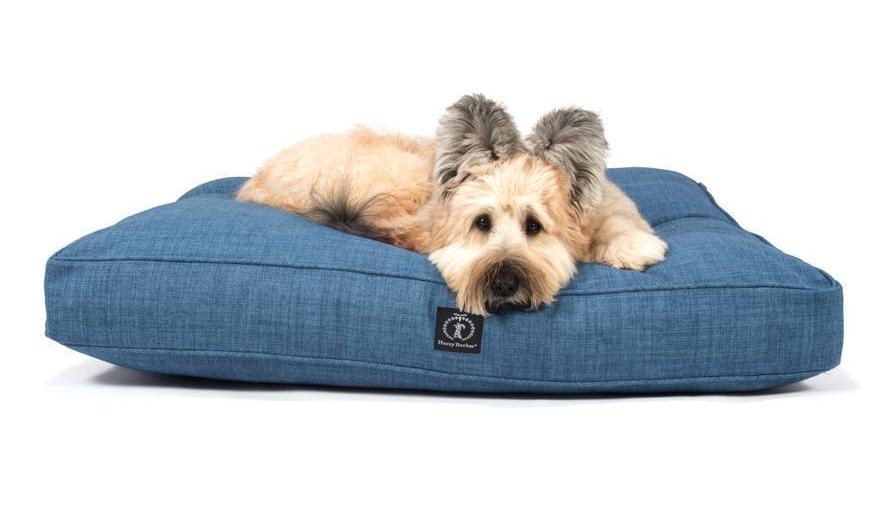 Rectangular Bed in Heather Blue (Custom/Drop-Ship) Bed HARRY BARKER   