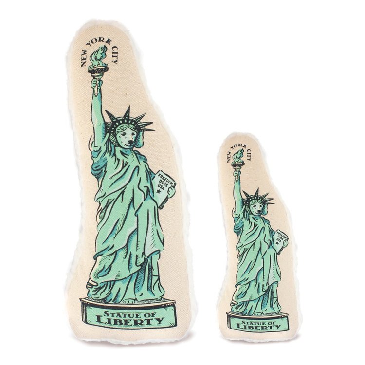 Statue of Liberty Plush Dog Toy Toys HARRY BARKER   