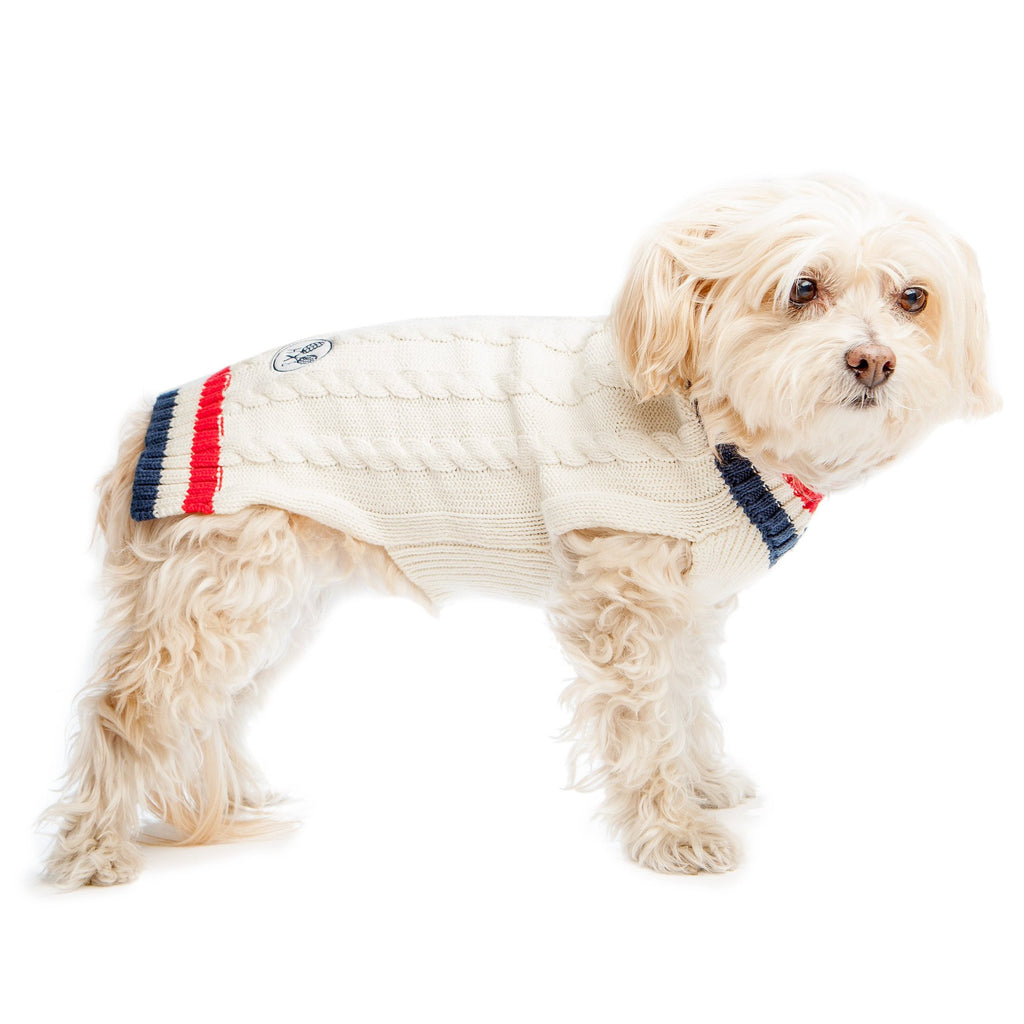 HARRY BARKER | Tennis Sweater in Cream Apparel HARRY BARKER   