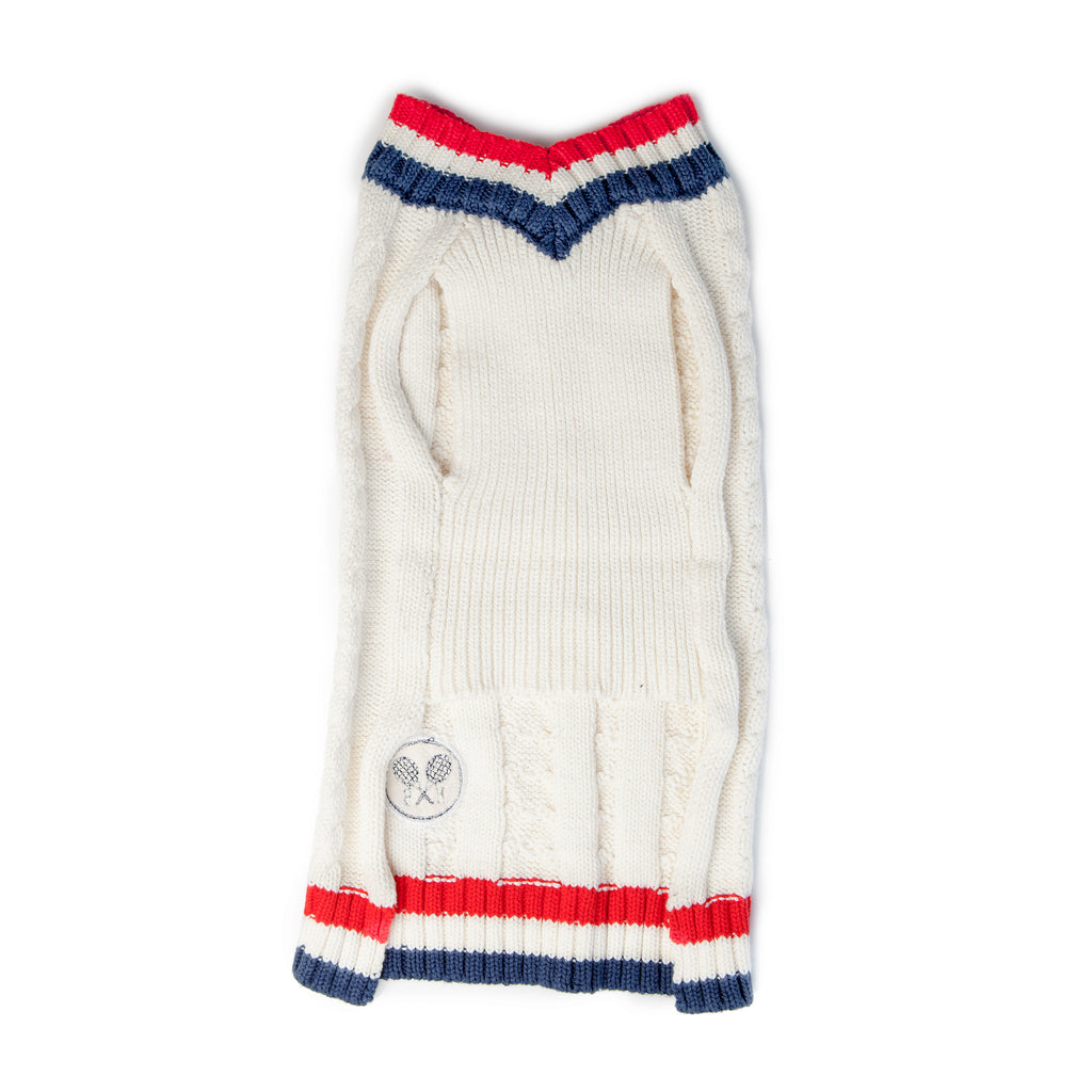 HARRY BARKER | Tennis Sweater in Cream Apparel HARRY BARKER   