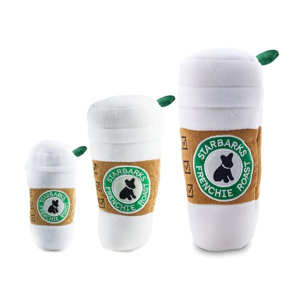 Starbarks Coffee Cup Plush Dog Toy Play HAUTE DIGGITY DOG   