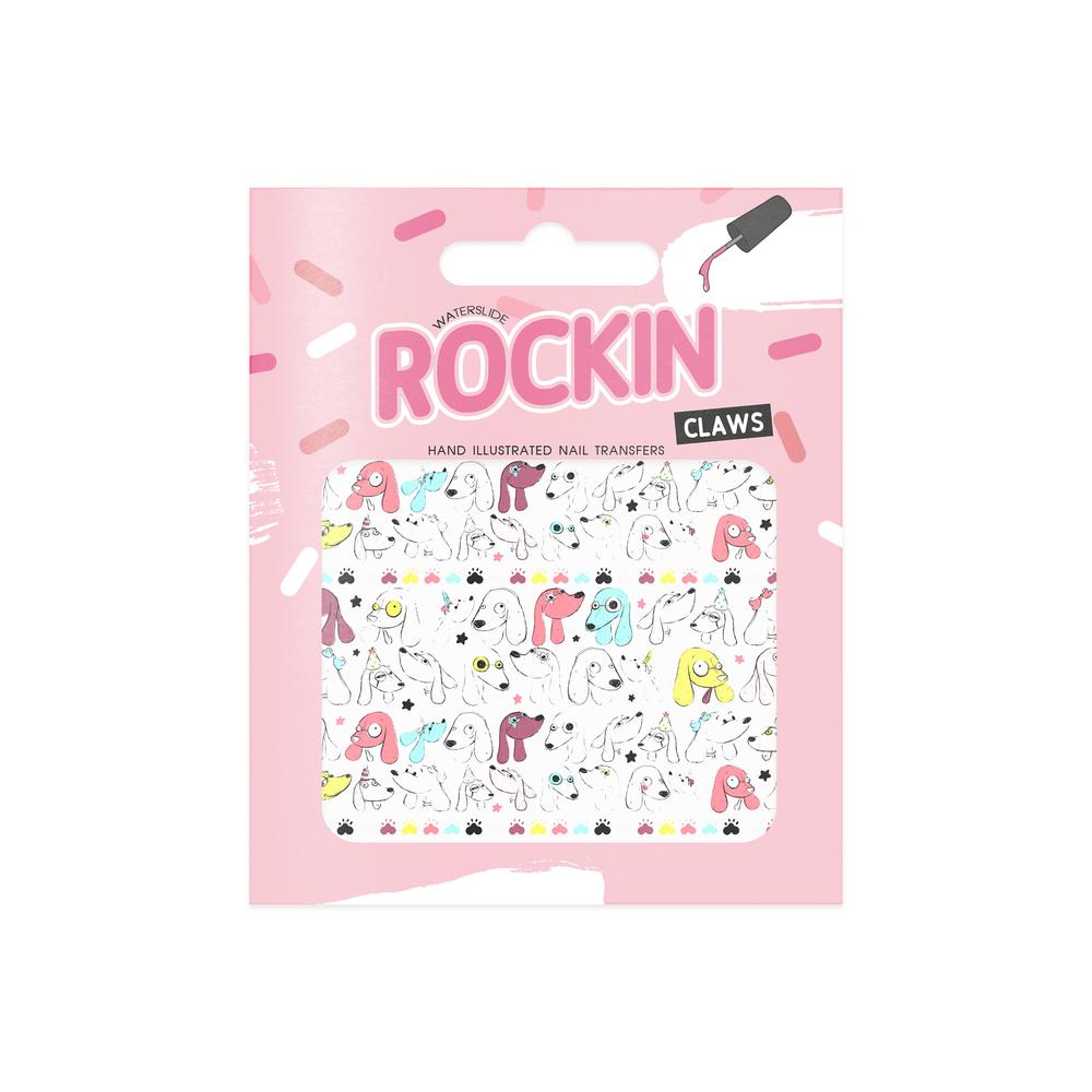 Rockin Claws Puppy Party Nail Transfers HUMAN HOUSE OF WONDERLAND   