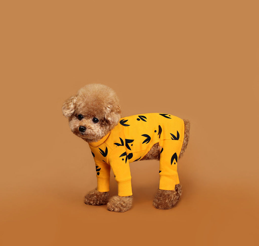 HUTS & BAY | Wing Onesie in Yellow Apparel HUTS & BAY   
