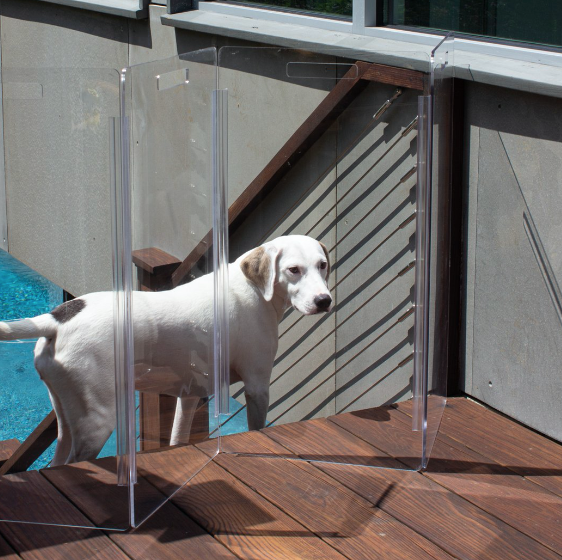 Acrylic dog gate hot sale