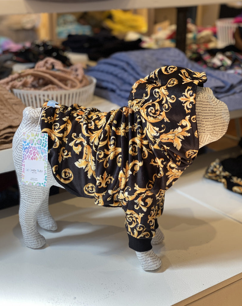Medici Stretch Dog Hoodie (Made in the USA) << FINAL SALE >> Wear LE CHIEN BLEU   