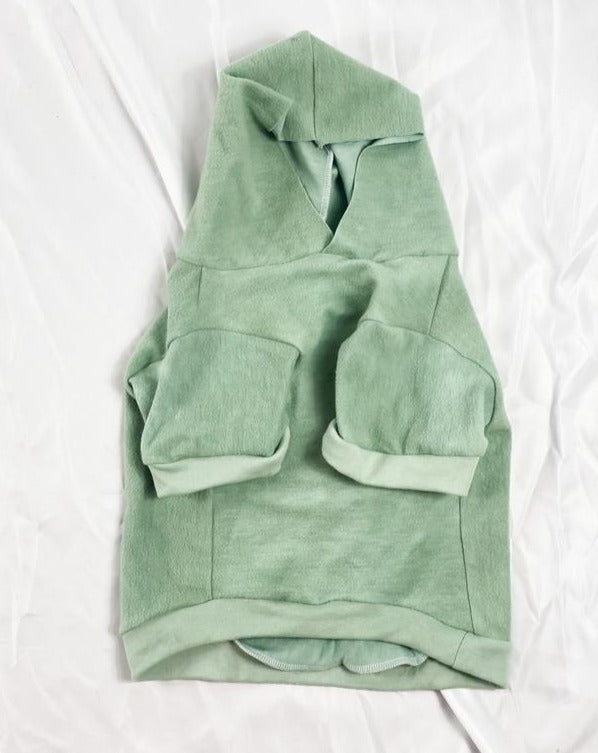The Basics Dog Hoodie in Summer Seafoam (Made in the USA) << CLEARANCE >> Wear MIA & CO.   