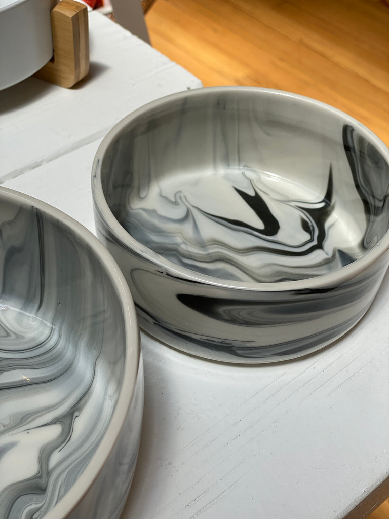 Handmade Ceramic Stormy Dog Bowl (Made in the USA) Eat REX DESIGN   