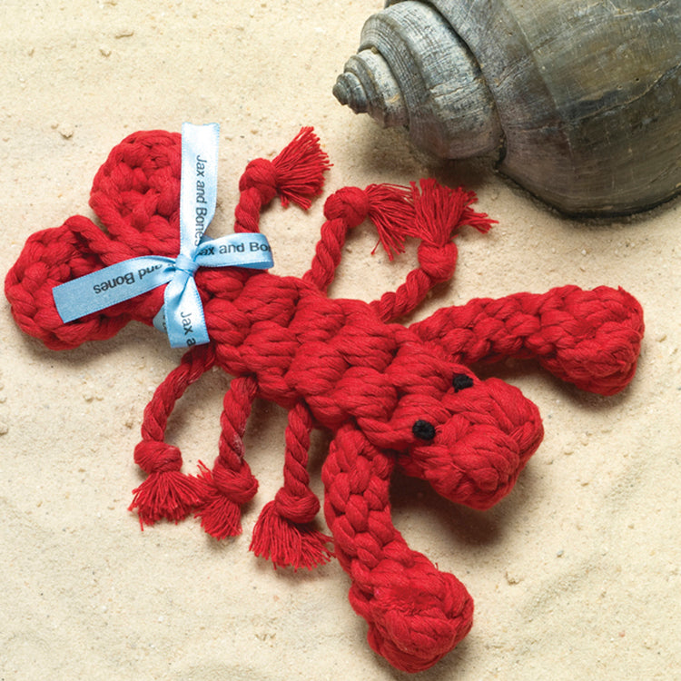 Louie the Lobster Rope Dog Toy Toys JAX & BONES   