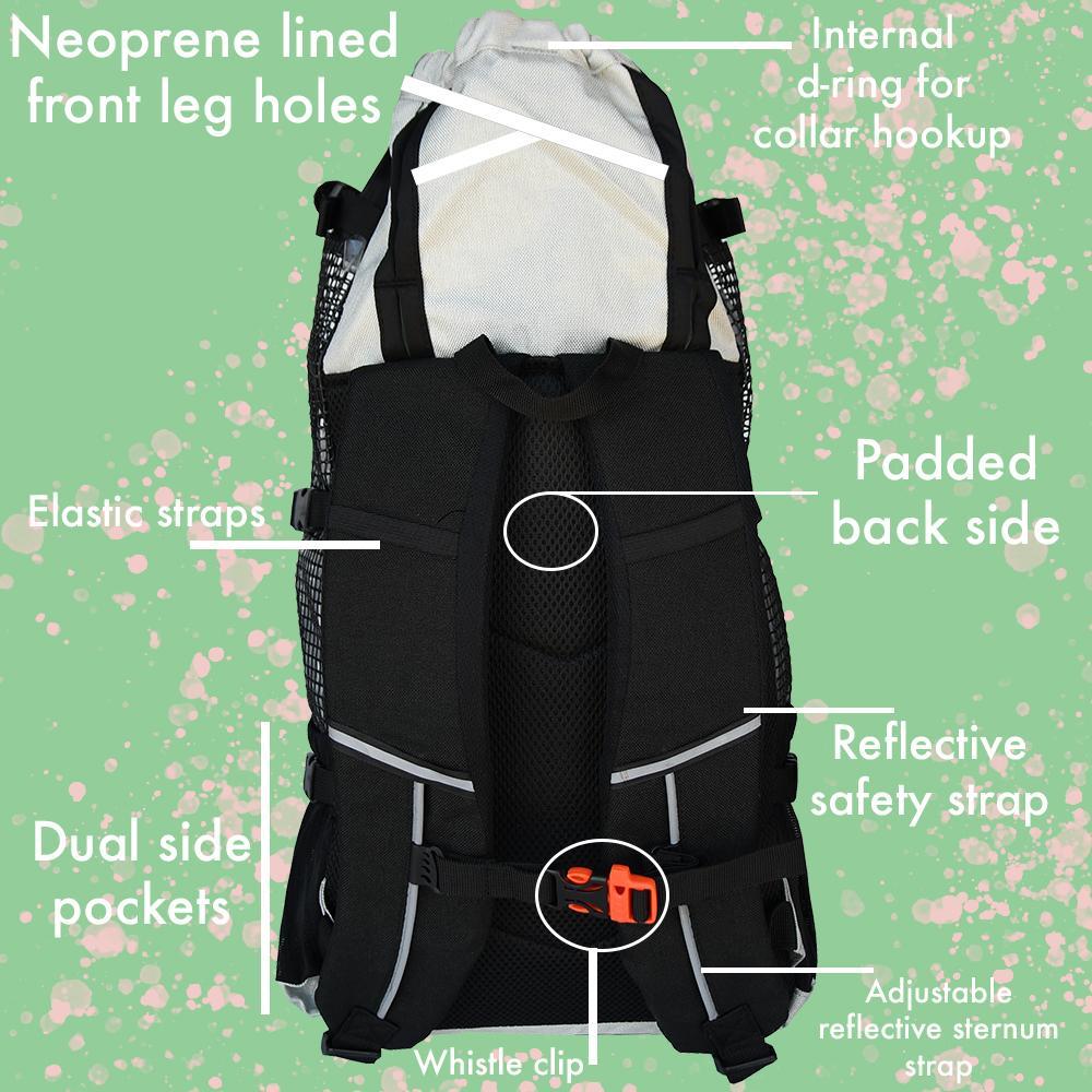 K9 SPORT SACK | Air Plus Backpack in Black Carry K9 SPORT SACK   