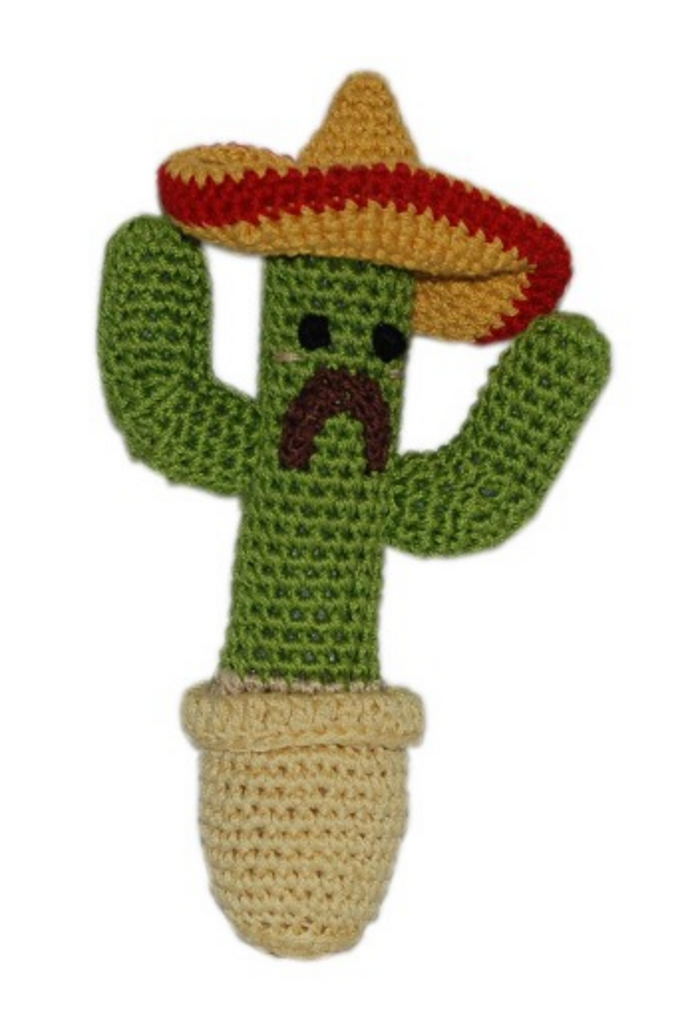 KNIT KNACKS | Cactus Organic Knit Toy Toys KNIT KNACKS   