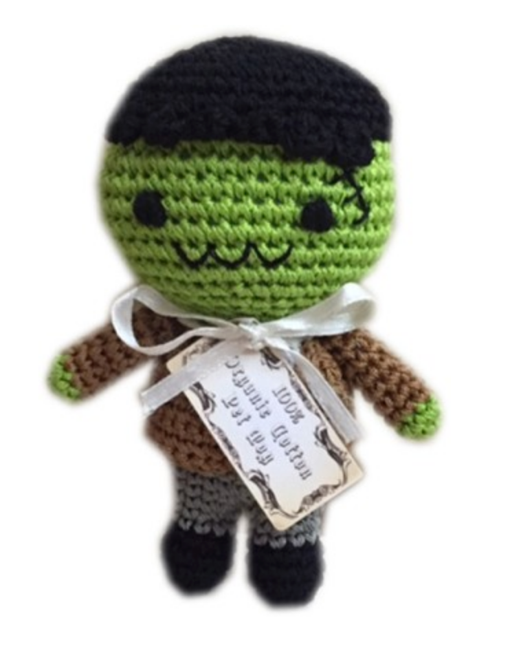 KNIT KNACKS | Franky the Monster Organic Knit Toy Toys KNIT KNACKS   