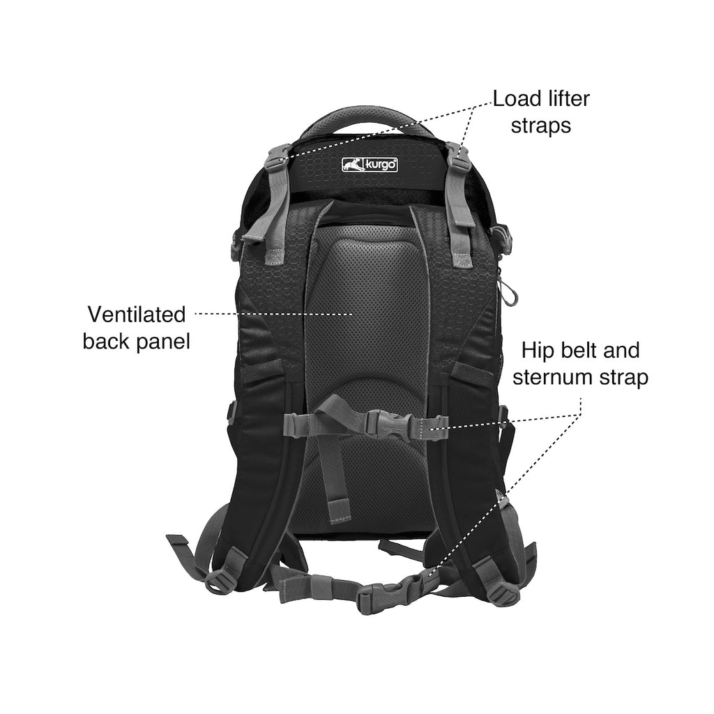 KURGO | G-Train Backpack in Black Carry KURGO   
