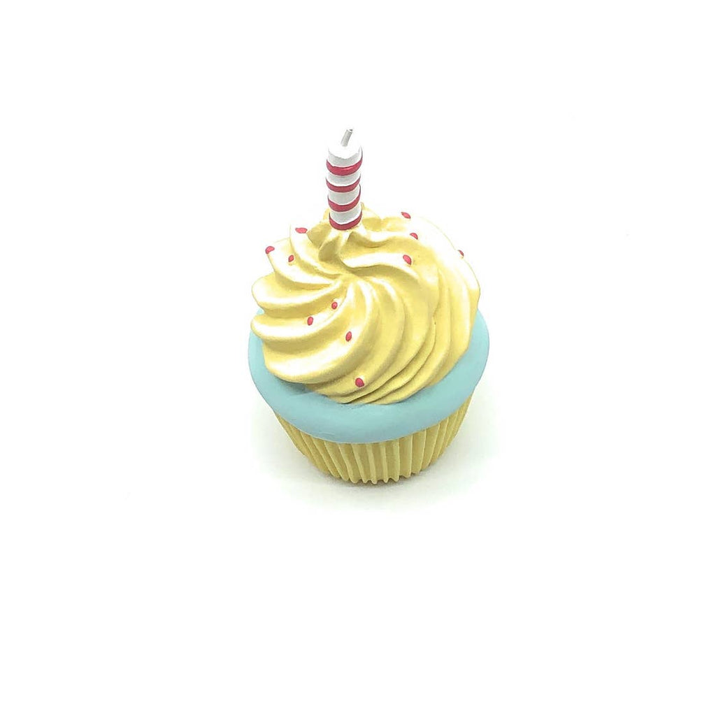 Birthday Cupcake Squeaker Dog Toy Play LANCO TOYS   