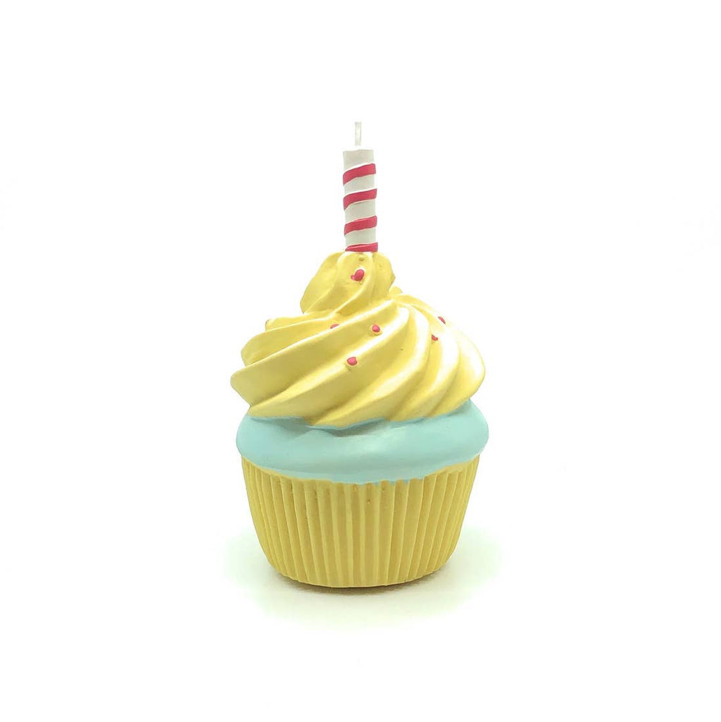 Birthday Cupcake Squeaker Dog Toy Play LANCO TOYS   