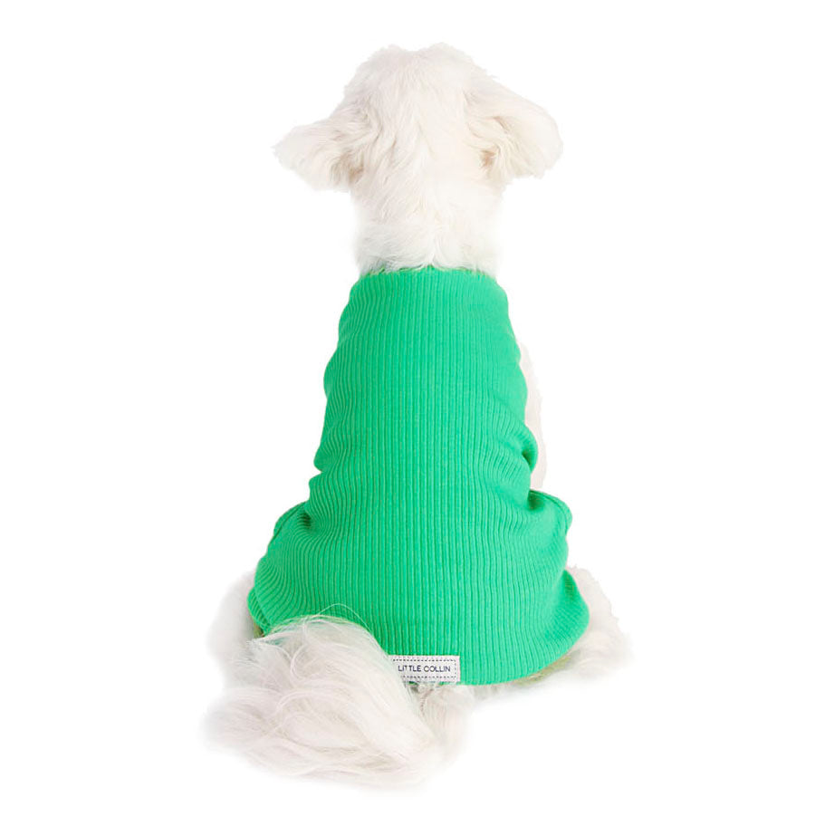 LITTLE COLLIN | Basic Button All-in-One in Soft Green Apparel LITTLE COLLIN   