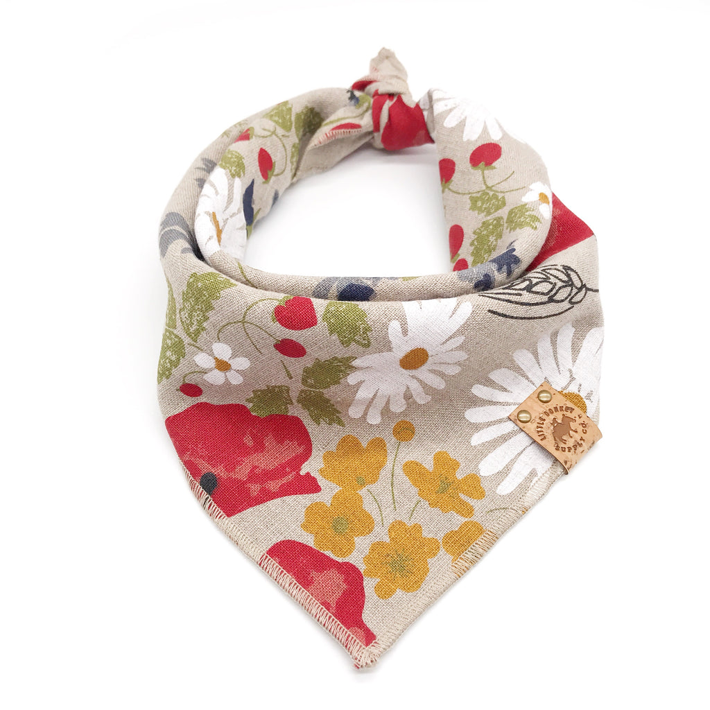 LITTLE DONKEY SUPPLY CO. | Wildflower Bandana Accessories LITTLE DONKEY SUPPLY CO.   