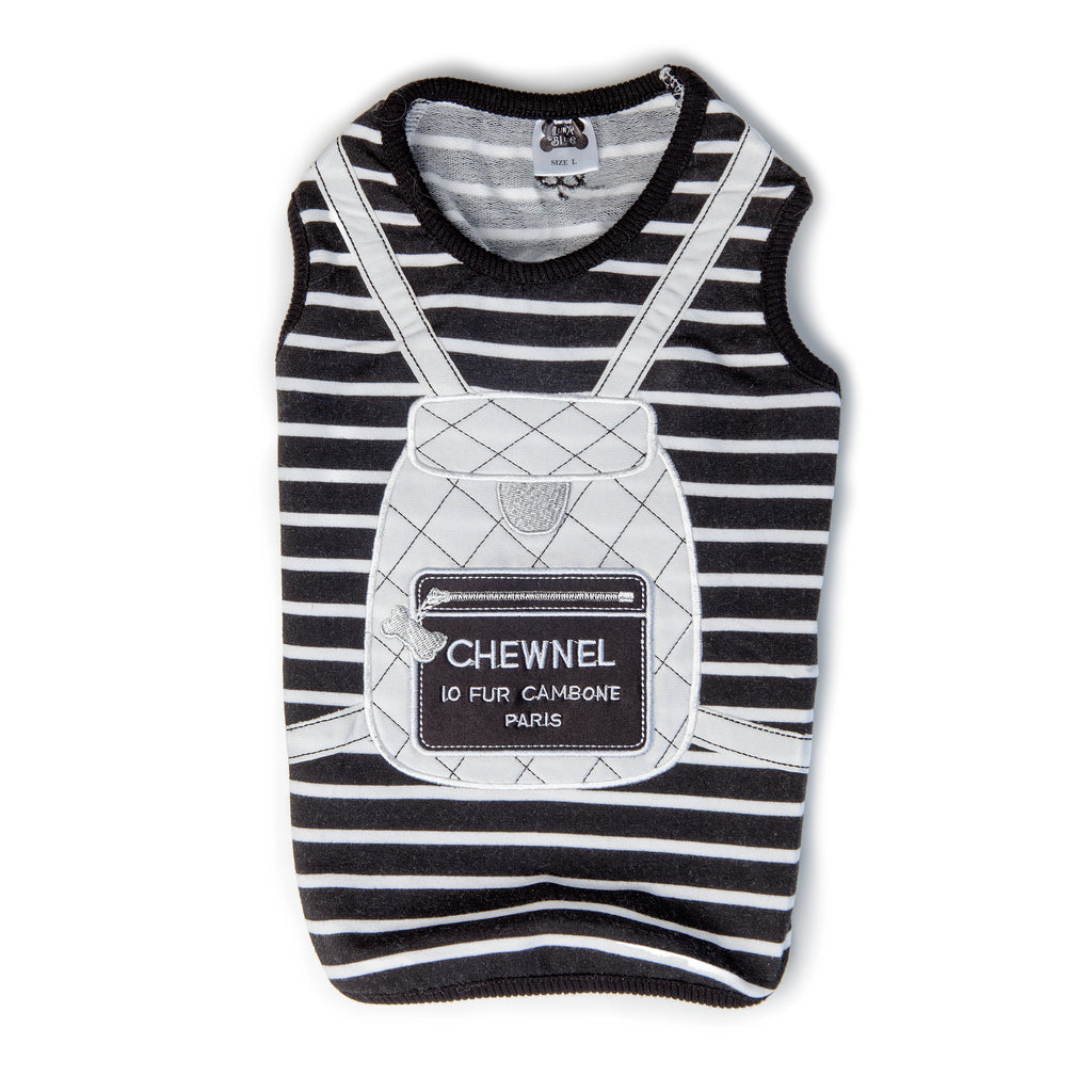 LUNA BLUE | Chewnel Backpack Tank in Black Apparel LUNA BLUE   