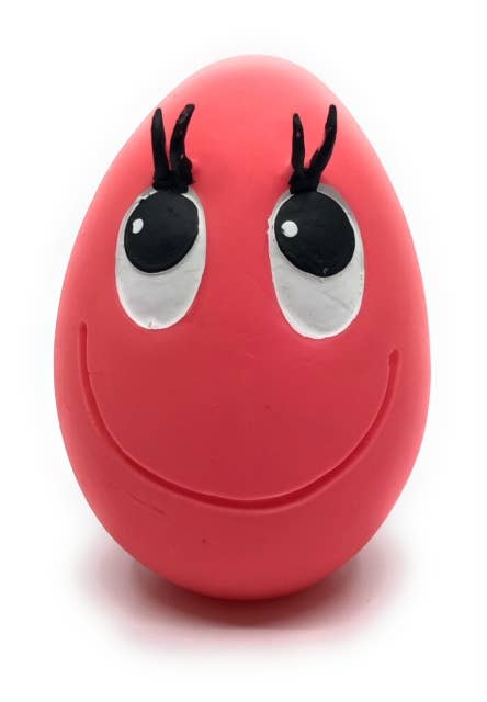 XL Squeaky Egg Toy in Pink Play LANCO TOYS   