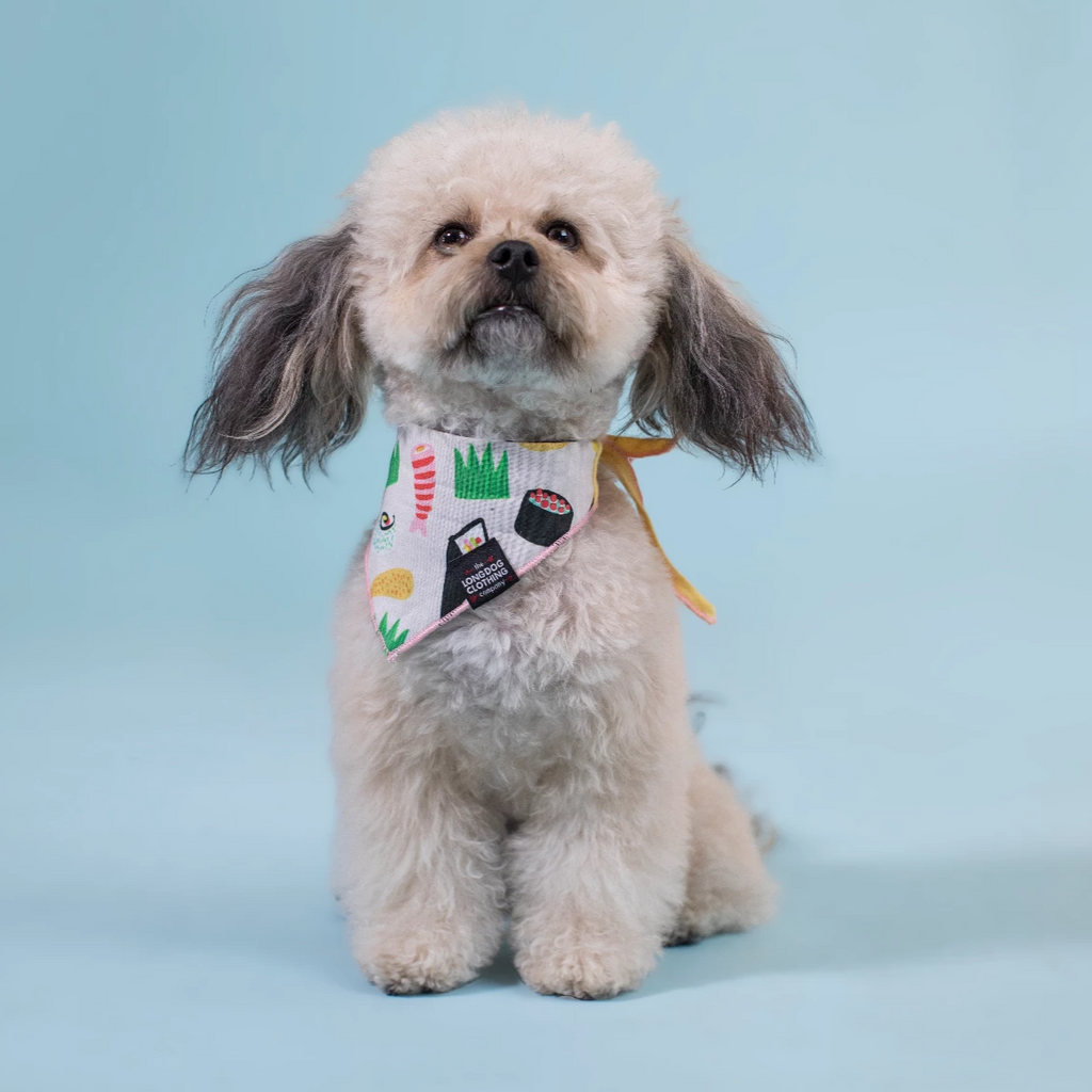 LONG DOG CLOTHING | Sushi Bandana Accessories LONG DOG CLOTHING   