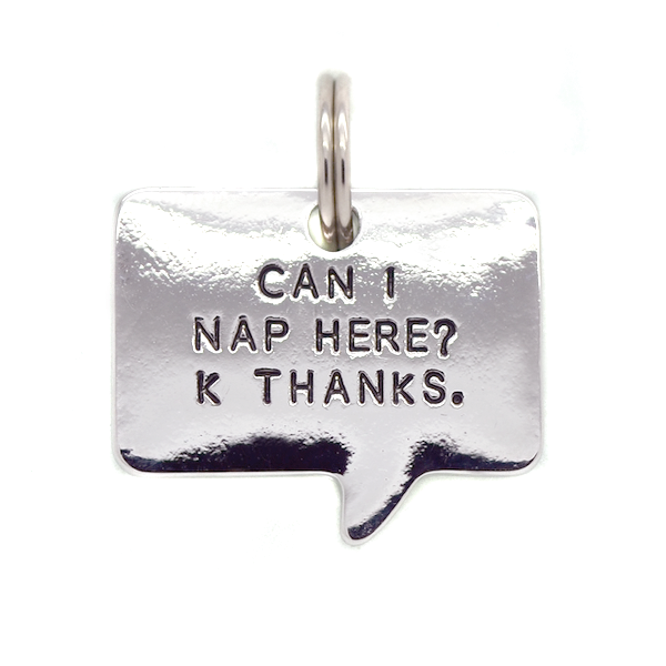 LUCKY FEATHER | Can I Nap Tag Dog Tag LUCKY FEATHER   