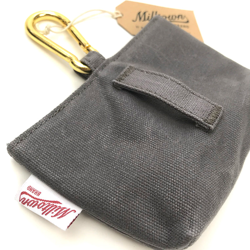 M.N. DAVIS & SON | Milltown Canvas Dog Treat Case in Slate Grey Add-Ons M. N. Davis & Son   