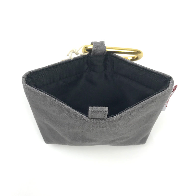 M.N. DAVIS & SON | Milltown Canvas Dog Treat Case in Slate Grey Add-Ons M. N. Davis & Son   