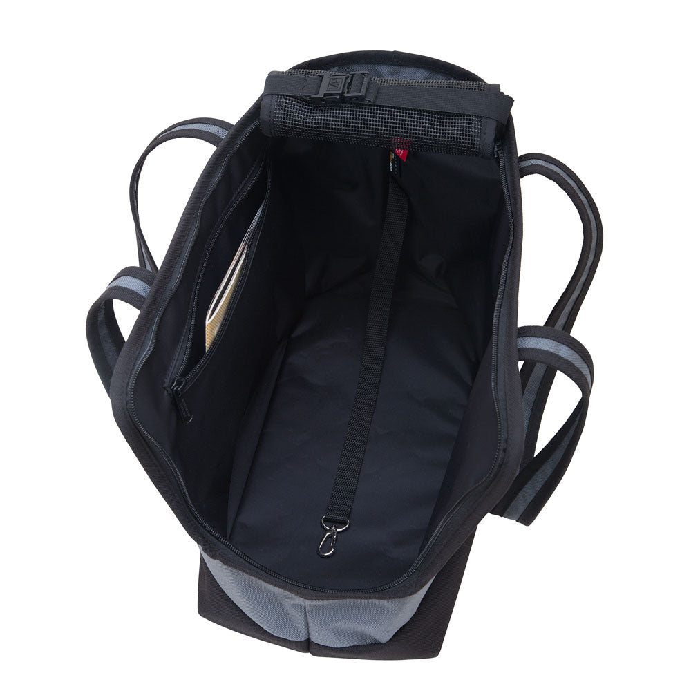 Open or Closed Pet Tote Bag in Grey (Small) Carry MANHATTAN PORTAGE   