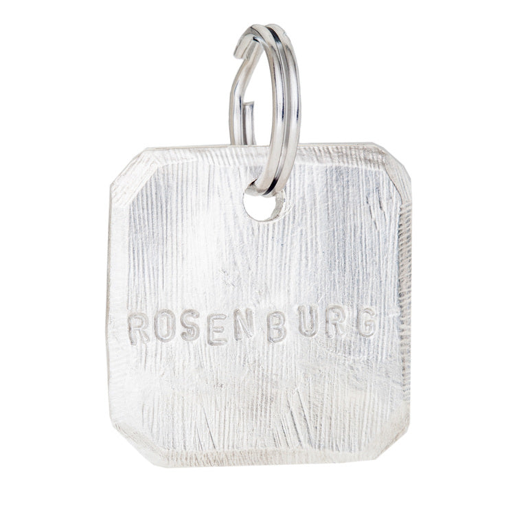 DOG & CO. | Square Dog Tag in Silver (custom) Dog Tag DOG & CO.   