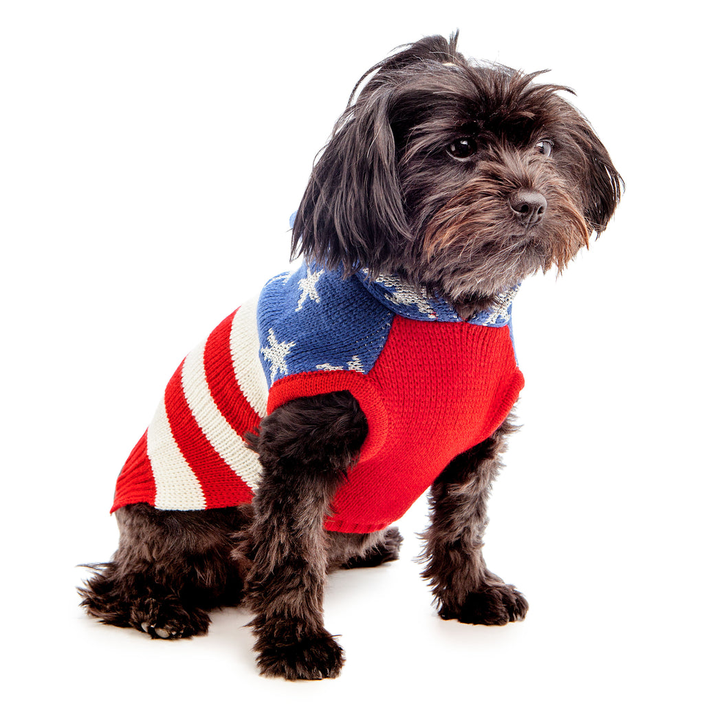THE WORTHY DOG | Stars and Stripes Hoodie Apparel THE WORTHY DOG   