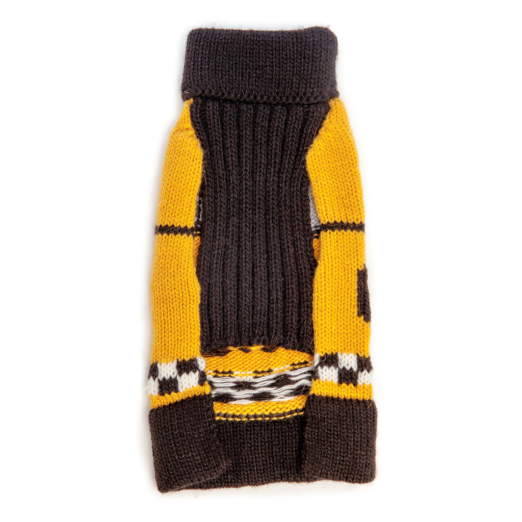 NYC Taxi Handknit Dog Sweater (Dog & Co. Exclusive) Wear PERUVIAN KNITS for DOG & CO.   