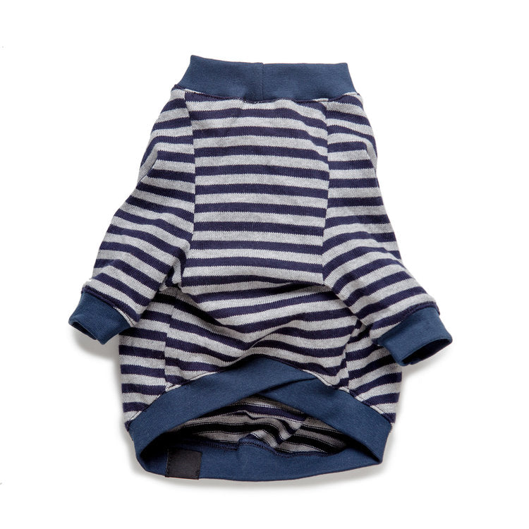 DOG & CO. | Cheeky Stripe Pullover in Grey & Navy (BIG DOG SALE) Apparel DOG & CO. COLLECTION   