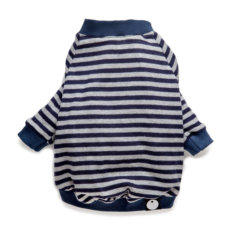 DOG & CO. | Cheeky Stripe Pullover in Grey & Navy (BIG DOG SALE) Apparel DOG & CO. COLLECTION   