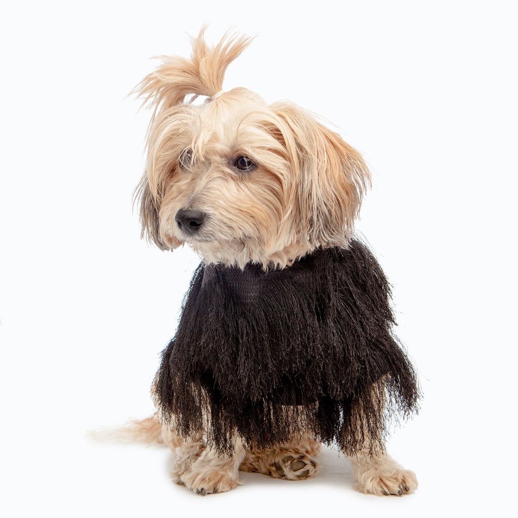 DUKE & DUTCHESS | Fringe Coat in Black Apparel DUKE & DUTCHESS   