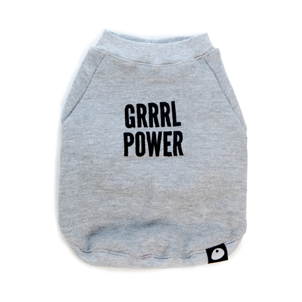 DOG & CO. | Grrrl Power Crewneck Sweatshirt Apparel DOG & CO. COLLECTION   