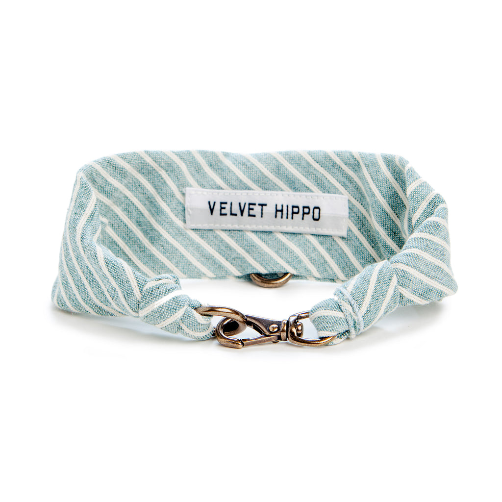 VELVET HIPPO | Kanoa Band in Chambray Stripe Accessories VELVET HIPPO   