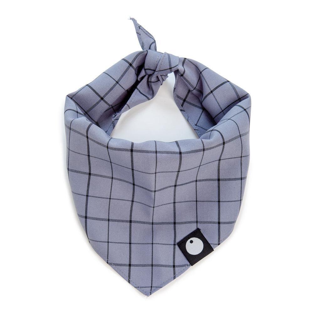 Check Bandana in Concrete Grey (FINAL SALE) Wear DOG & CO. COLLECTION   