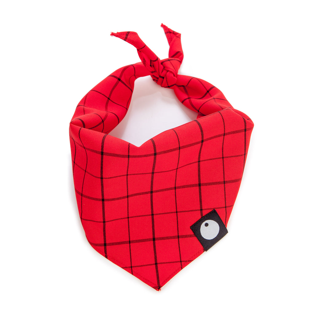 DOG & CO. | Check Bandana in Red Accessories DOG & CO. COLLECTION   