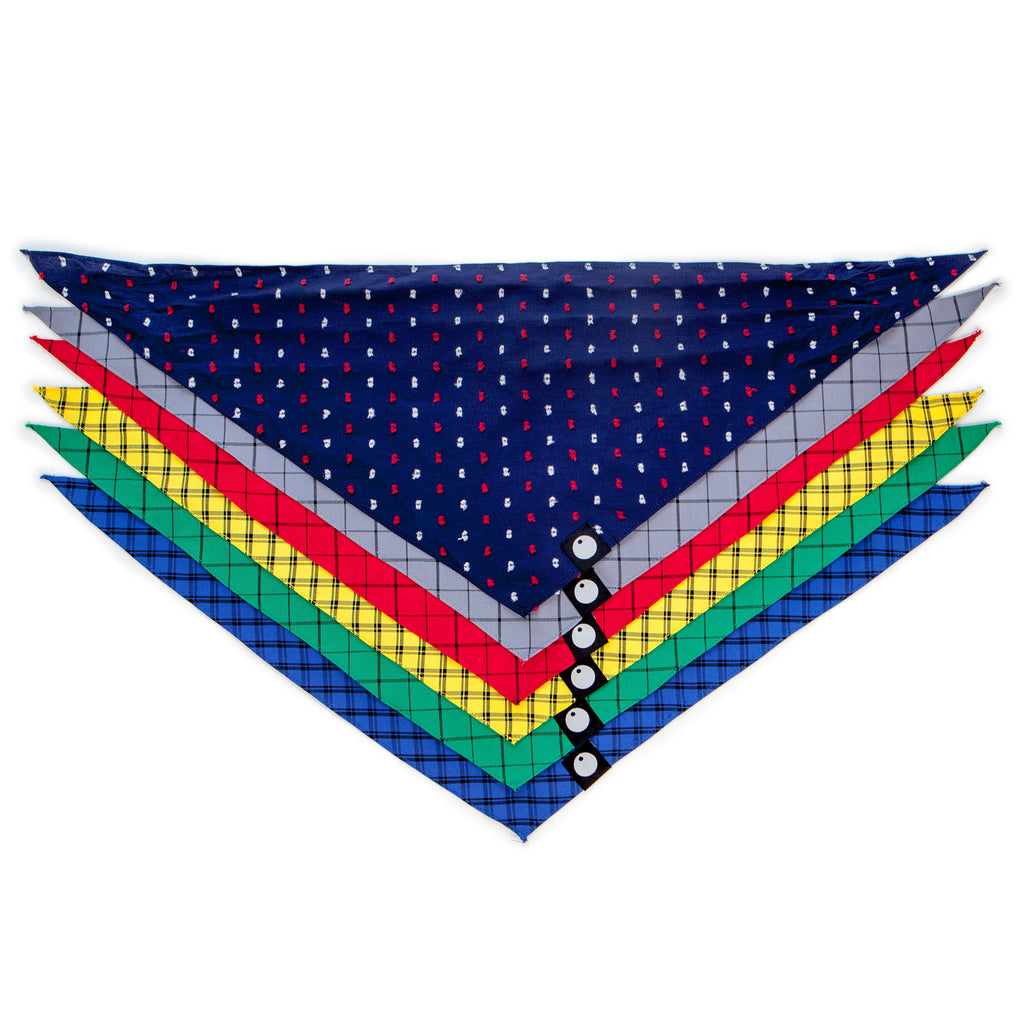 Check Bandana in Cobalt Blue (FINAL SALE) Wear DOG & CO. COLLECTION   