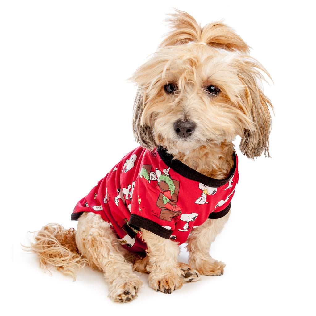 BEDHEAD | Snoopy's Christmas Lounge Dog T Shirt Apparel BEDHEAD   