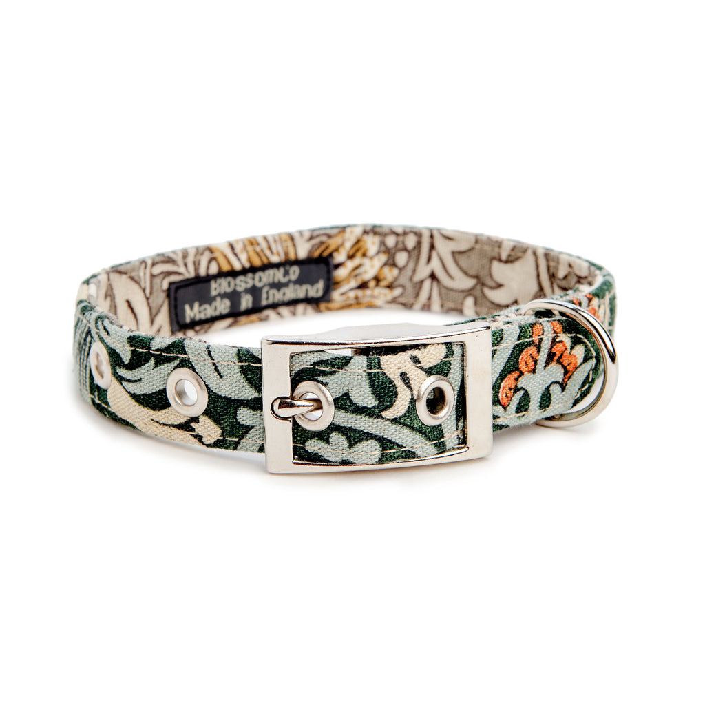 BLOSSOM CO. | Snakeshead William Morris Print Dog Lead lead BLOSSOM CO.   