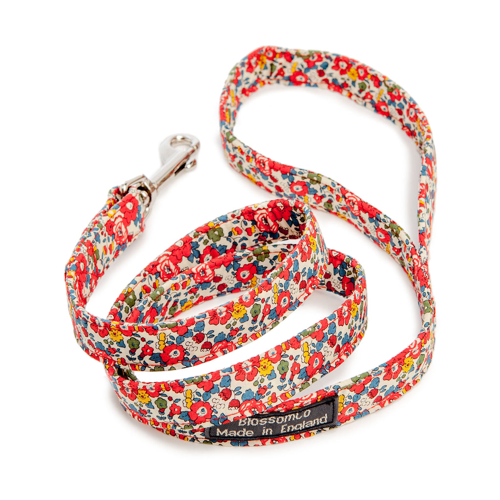 Betsy Liberty Print Floral Dog Leash lead BLOSSOM CO.   